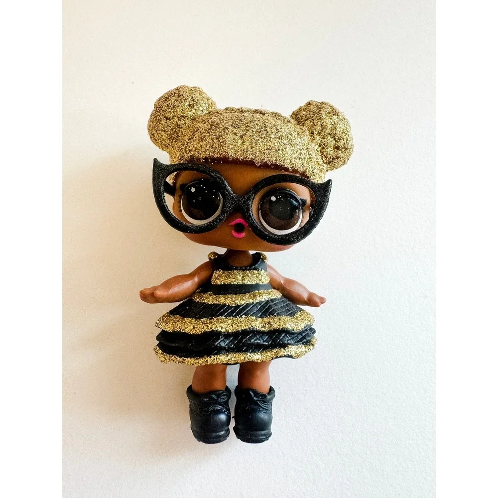 LOL Surprise Queen Bee Doll Series 1 Gold Glitter Rare Original 2016 MGA